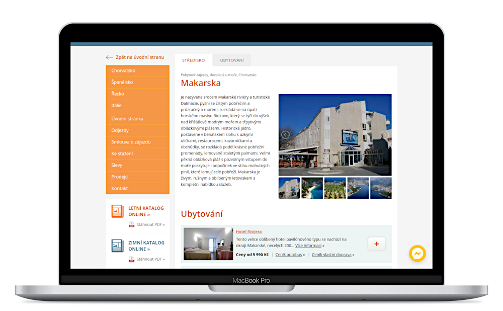 Web Design - About the project - Intertrans.cz