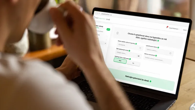 Průvodce daňovým přiznáním Payminator s průběžně spočtenou daní